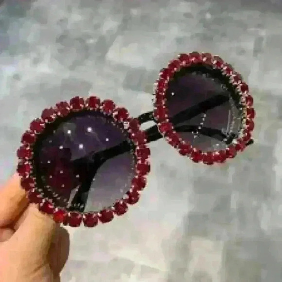 Crystal round sunglasses - Picture 6 of 9